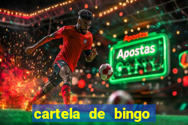 cartela de bingo cha de panela