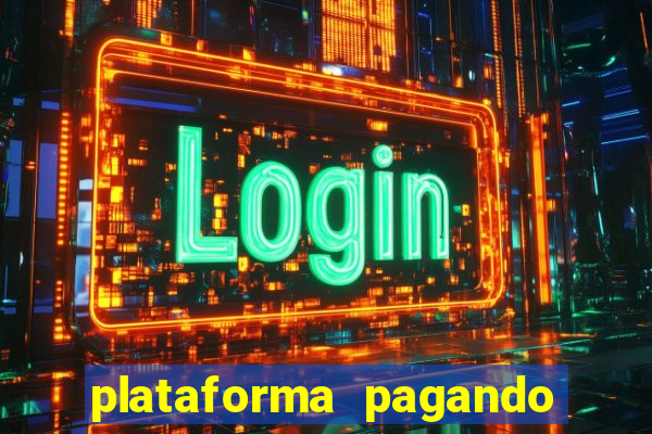 plataforma pagando fortune tiger