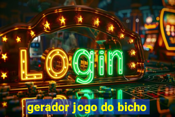 gerador jogo do bicho