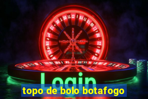 topo de bolo botafogo