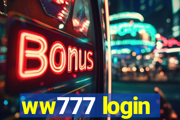 ww777 login