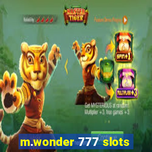 m.wonder 777 slots