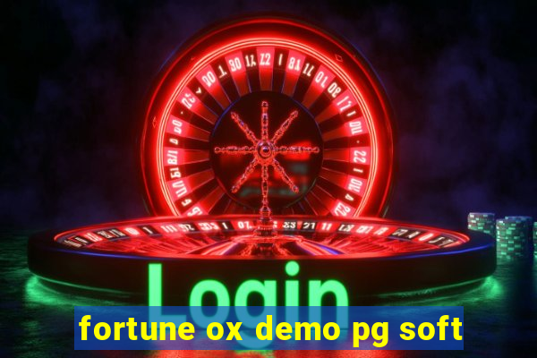 fortune ox demo pg soft