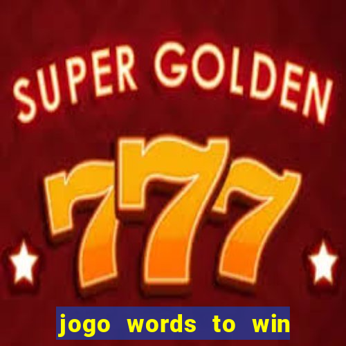 jogo words to win paga mesmo