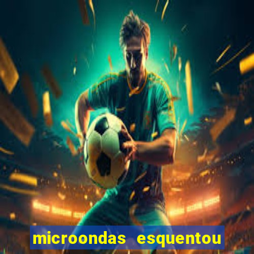 microondas esquentou demais e parou de funcionar