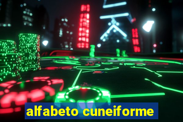 alfabeto cuneiforme