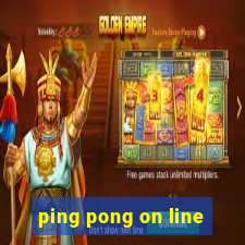 ping pong on line