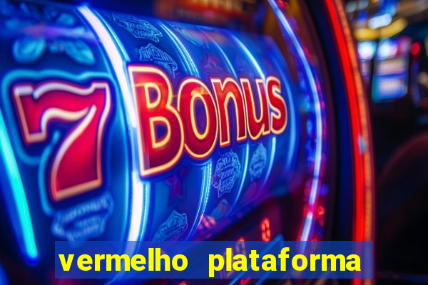 vermelho plataforma de jogos