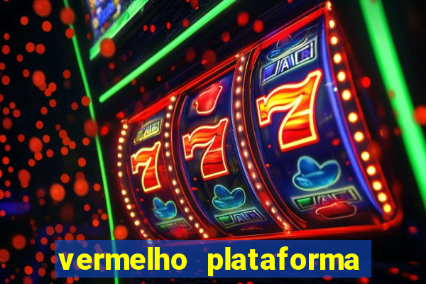 vermelho plataforma de jogos