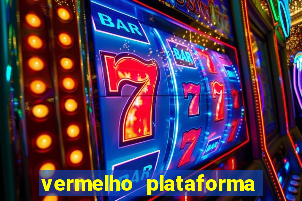 vermelho plataforma de jogos