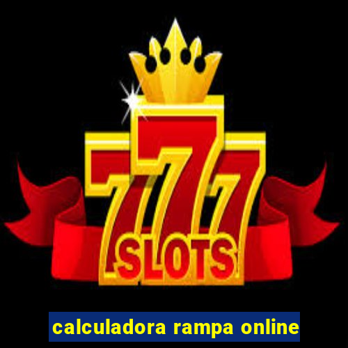 calculadora rampa online