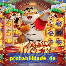 probabilidade de jogos de futebol de hoje