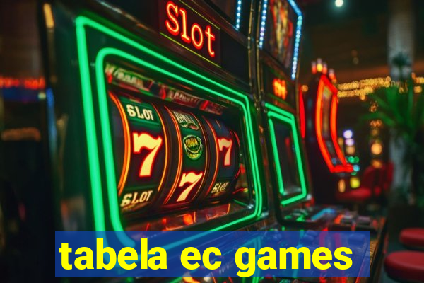 tabela ec games