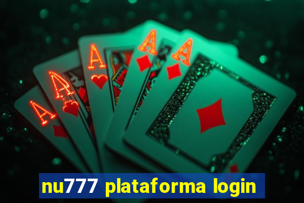 nu777 plataforma login