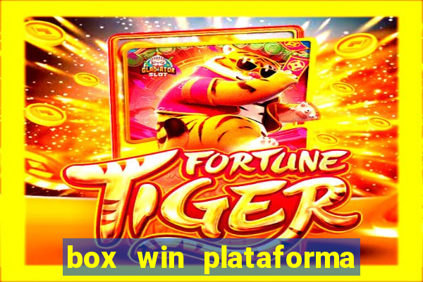 box win plataforma de jogos