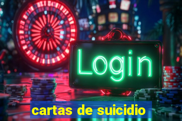 cartas de suicidio