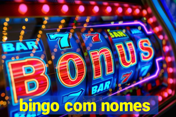 bingo com nomes