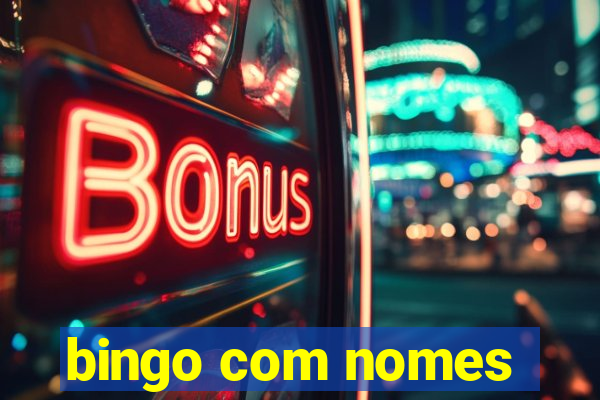 bingo com nomes