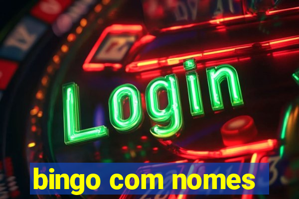 bingo com nomes