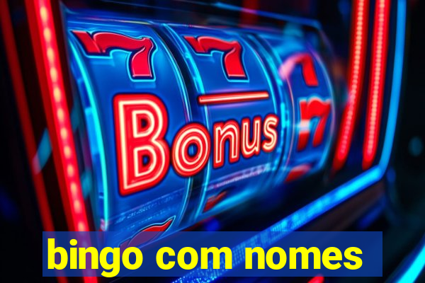 bingo com nomes