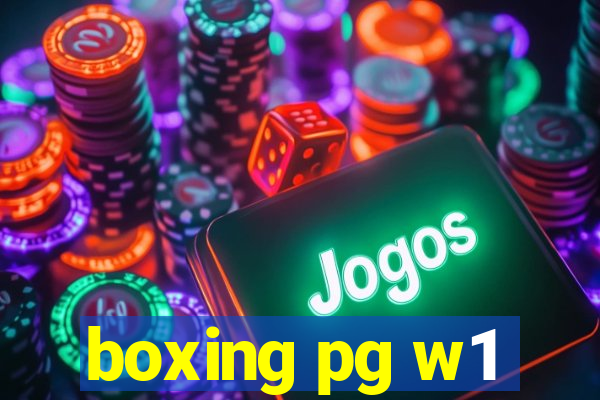 boxing pg w1