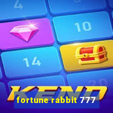 fortune rabbit 777