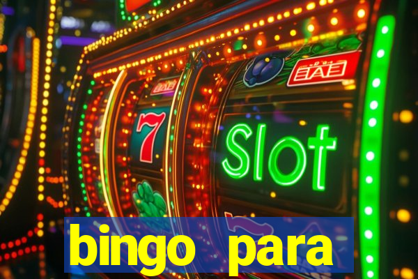 bingo para despedida de solteira para imprimir