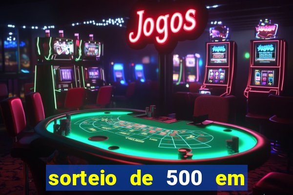 sorteio de 500 em cash toda segunda feira novibet como funciona