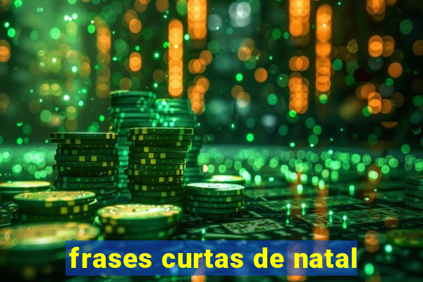 frases curtas de natal