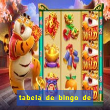 tabela de bingo de 1 a 100