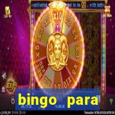 bingo para despedida de solteira para imprimir
