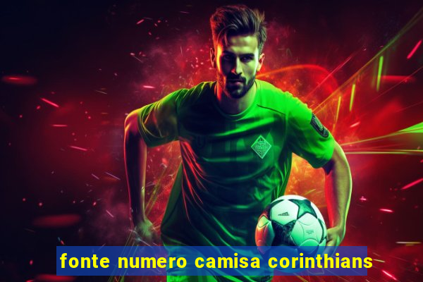 fonte numero camisa corinthians