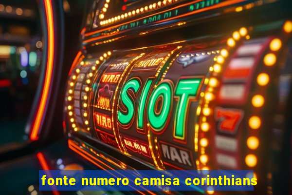 fonte numero camisa corinthians
