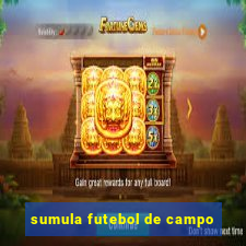 sumula futebol de campo