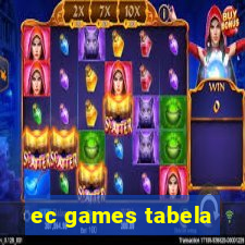 ec games tabela