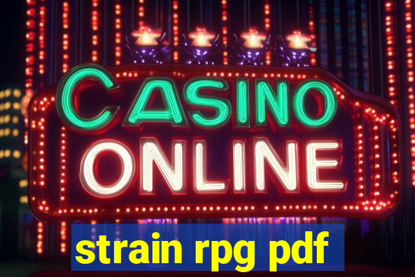 strain rpg pdf
