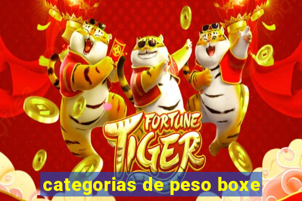 categorias de peso boxe