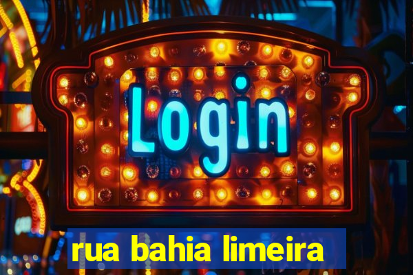 rua bahia limeira