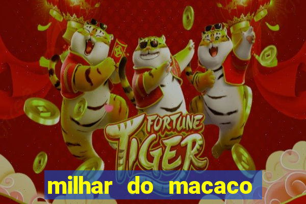 milhar do macaco que mais saem no jogo do bicho