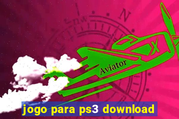 jogo para ps3 download