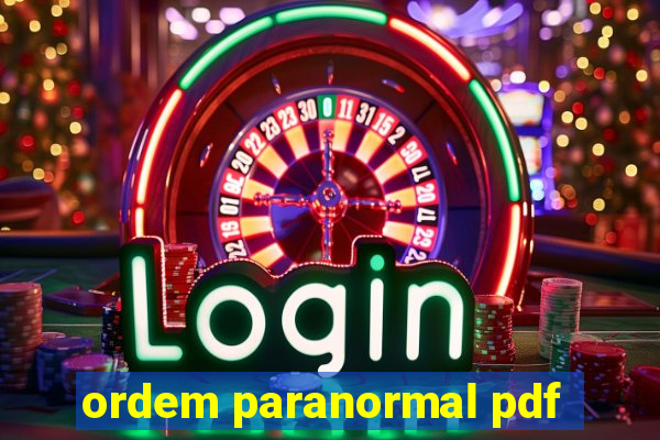ordem paranormal pdf