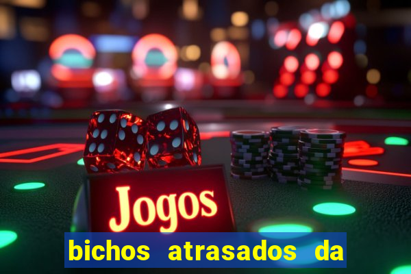 bichos atrasados da loteria federal
