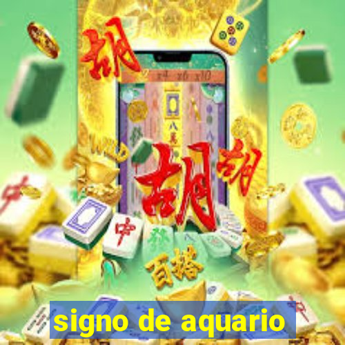 signo de aquario