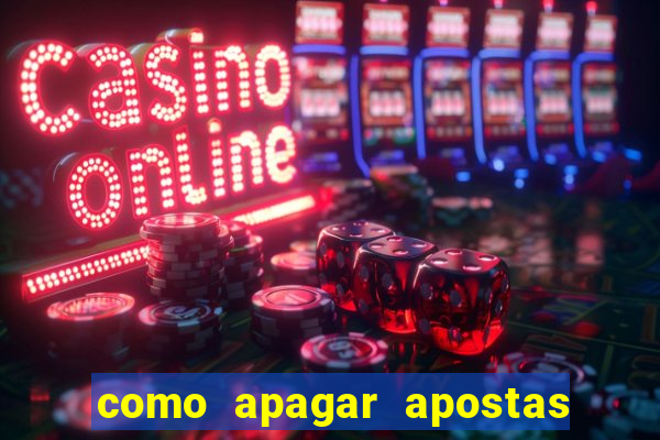 como apagar apostas no app da caixa