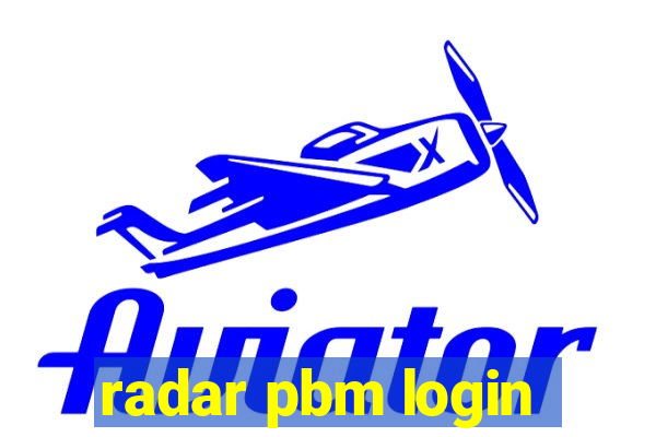 radar pbm login