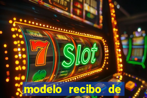 modelo recibo de pagamento autonomo