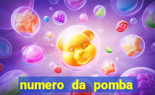 numero da pomba jogo do bicho
