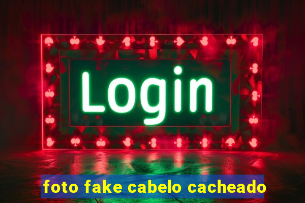 foto fake cabelo cacheado