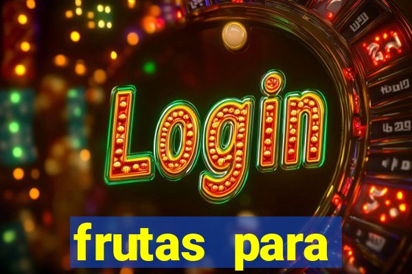 frutas para imprimir e recortar