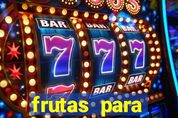 frutas para imprimir e recortar
